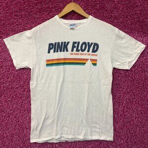 Pink Floyd Dark Side of the Moon White Rock Tshirt size Small